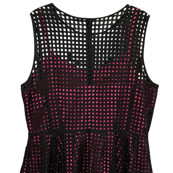 Halogen Black Pink Prism Fit and Flare Dress - Picture 6 of 13